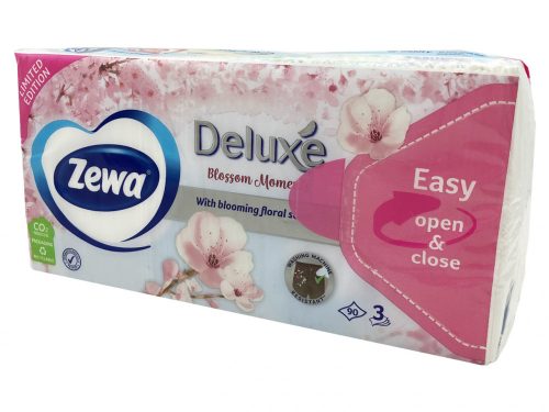 Zewa Deluxe papírzsebkendő 3 rétegű 90 db - Blossom Moments
